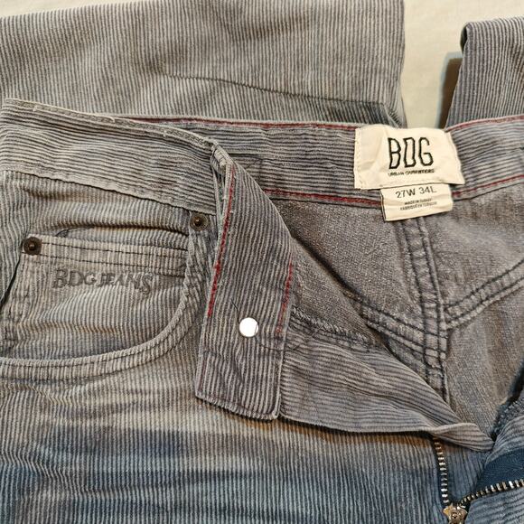 BDG Urban Outfitters Gray Corduroy Wide Leg Pants 27x34 - Picture 3 of 4